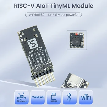 Sipeed M0S Dock Tinyml RISC-V BL616 Brezžični Wifi6 Modul Razvoj Odbor Bluetooth, združljiva 5.2 Podporo za Zigbee