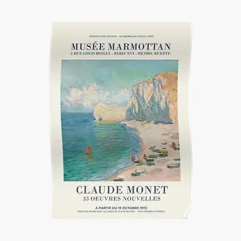 Claude Monet Etretat Plaži In Th Plakat Slikah Steno Stensko Soba Sodobno Dekoracijo, Tiskanje Doma Dekor Slikarstvo Brez Okvirja