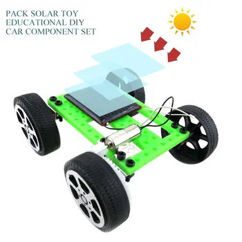 1 Set Mini Plastični Ročno Solar Powered Igrače DIY Komplet Otrok Tehnologija Izobraževalni Pripomoček Hobi Smešno Kit 8-11 Starost
