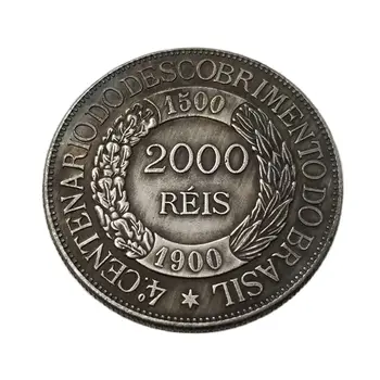 Brazilija 1900 2000 Reis Spominskih Kovancev Za Zbiranje Spominkov Doma Dekoracijo Obrti Namizje Okraski