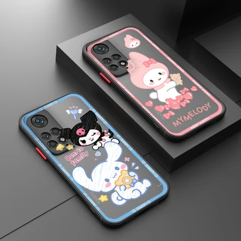 Kuromi Melodijo Anime Za Xiaomi Redmi Opomba 12 Turbo Hitrost 11 10 9 Pro Plus Max 4G 5G Mlečno Prosojna Trdi Primeru Telefon