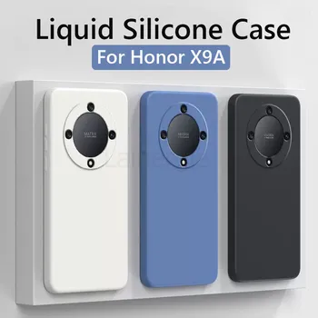 Za Čast X9A Primeru ShockProof Tekoče Silikona Mehko Pokrov Za HonorX9A 5G Telefon Primeru Coque Fundas