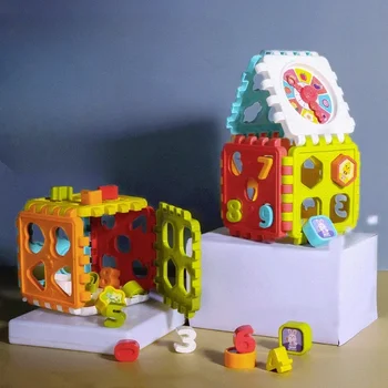 Pisane Oblike Blokov Sortiranje Igro Baby Montessori Učenje Izobraževalne Igrače Število Grafični Kognitivne Blok za Otroka