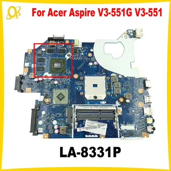 Q5WV8 LA-8331P Mainboard za Acer Aspire V3-551G V3-551 prenosni računalnik z matično ploščo NBC1811001 z GPU DDR3 popolnoma testirane
