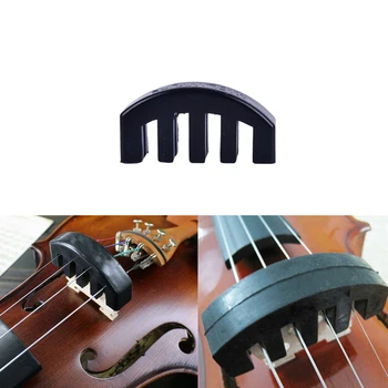 1 Pc Violino Dušilec Izklop Silikonske Gume Glušnik Za Violino Šibka Glušnika Reduktorjem Pet Nevihte Dodatki