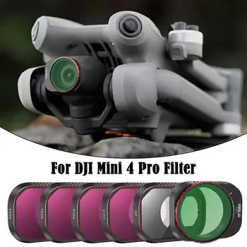Fotoaparat ND Filter Set za dji Mini 4 Pro Brnenje Pribor ND8 ND16 ND32 ND64 ND256 CPL UV Filter Brnenje Objektiv Kamere Zaščita
