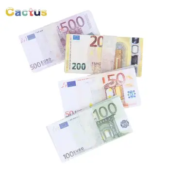 1Set 1:12 Lutke Miniaturni Bankovci Evro Denarja 50/100/200/500 EUR Model Otroke Darila, ki Živijo Scena Dekor Igrača