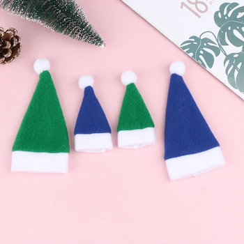 5pcs Ustvarjalne Kape Mini Božični Klobuk Santa Claus Klobuk Božič Lollipop Klobuk Mini Poročno Darilo Božično Drevo Ornament Dekor