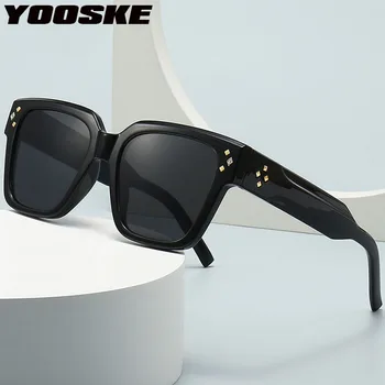NYWOOH Letnik Prevelik Kvadratnih sončna Očala Ženske Luksuzne blagovne Znamke Oblikovalec Retro sončna Očala Moških UV400 Odtenki sončna Očala