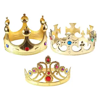 Rojstni Dan Krono Zlata Kralj Kron Dragih Kamnov Lepe Vzorce, Kostumi, Rekviziti Za Rojstni Dan Baby Tuš Otroci Stranka Dodatki