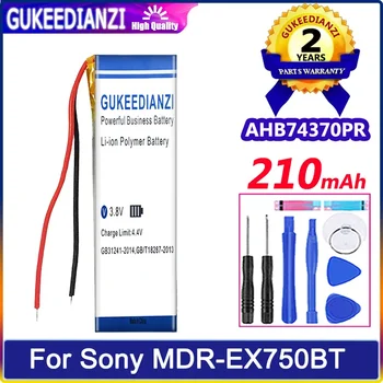GUKEEDIANZI Baterije AHB74370PR 210mAh Za Sony MDR-EX750BT WI-C600N Akumulator, 2-žice Bateria