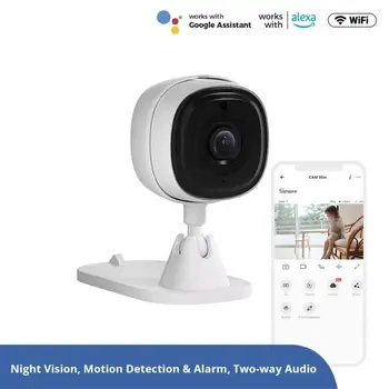 SONOFF CAM Slim WiFi Smart Security Kamera 1080P HD Gibanja, Alarm, dvosmerni Audio Scene Povezava Preko EWeLink APP Alexa googlova Domača stran