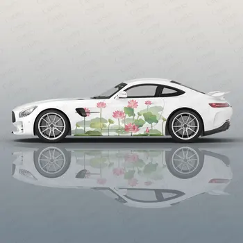 Lepota Lotus Racing Avto Grafika, Nalepke za Celotno Telo, Vinil Zaviti Sodobno Oblikovanje Vektorske Slike Zaviti Nalepke, Dekorativne Avto Nalepke za Mamo