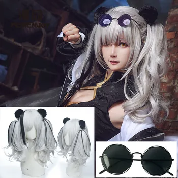 Anime Lasulje Vroče Igra Arknights FEater očala Cospaly, Sivih Las, ki je Na Zalogi Zelo Reduktivno Vlogo Igrajo Pribor lasuljo očala