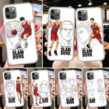 SLAM DUNK Primeru Telefon za Apple Iphone 15 14 13 12 Mini 11 Pro Max X XS XR 7 Plus 8 + SE 2020 Kritje Fundas Lupini