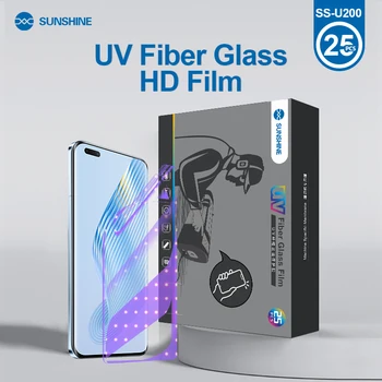 SUNSHINE SS-U200 SS-U300 UV Kaljeno HD Vlaken Film Samodejno Popravilo Praske iz steklenih vlaken, Telefon, LCD Zaslon Zaščitna folija