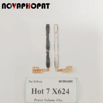 Novaphopat Za Infinix Vroče 7 X624 / Smart 2 HD X609 X609B Vklop Izklop Glasnost Navzgor, Navzdol Gumb Traku Flex Kabel