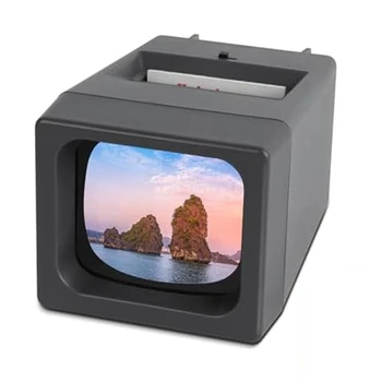 35 mm Diapozitiv In Film Gledalca, Negativne Viewer, Namizna LED Osvetljeno Prikaz, 2X Povečava Enostaven Za Uporabo