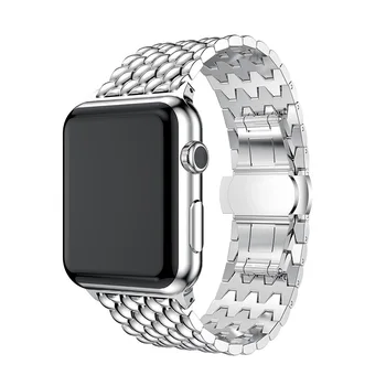 Za Apple Watch Band 49 mm 44 40 42 38 41 45 MM Kovinski Trak za iwatch Serije 8 7 6 SE 5 4 3 Pribor iz Nerjavečega Jekla Zapestnico