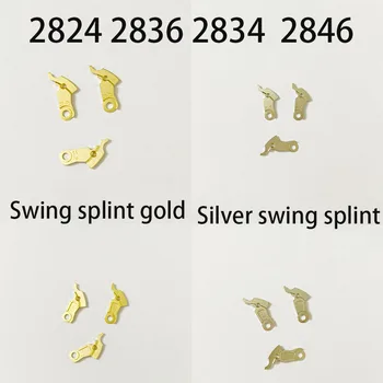 Pazi dodatki, ki se uporabljajo za Švicarski original ETA2824 2836 2834 2846 gibanje swing opornica zlato srebro