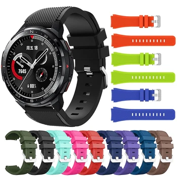 Za Huawei Honor Watch GS Pro Silikonski Trak Zamenjava 22 mm Watchband za Čast Gledati GS Pro Športna Zapestnica Moški Ženske Correa