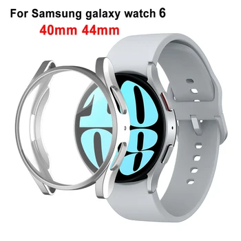 Screen protector for samsung Galaxy watch 6 44 mm 40 mm TPU Prekrita vse okoli odbijača Lupini kritje Galaxy watch 6 40 mm 44 primeru