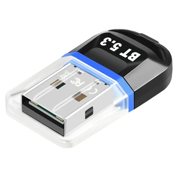 USB Bluetooth 5.3 Adapter USB Bluetooth Sprejemnik Podpira Prenosni RAČUNALNIK Desktop Slušalke Bluetooth Prejemanje Oddajnik Modra