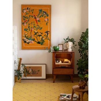 Visi slikarstvo darila Vzhodni tapiserija v ozadju stene v Dnevni sobi trem dekoracijo
