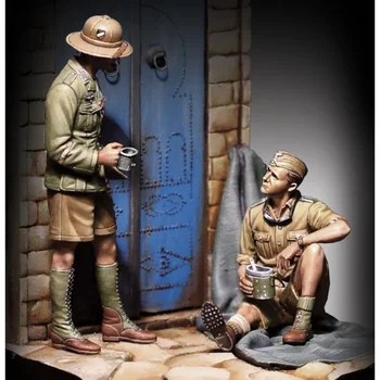 1/35 Smolo Slika Skupščine Model Komplet Vojaške Zgodovine Severno Afriških Vojakov 2 Ljudi Je Ostalo Nesestavljeni Unpainted Brezplačna Dostava