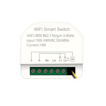 Tuya WiFi 10A Smart Stikalo Modul 2gang Čas Funkcija Odštevanja Funkcijo Podpore APLIKACIJE Daljinski upravljalnik Glasovni Nadzor