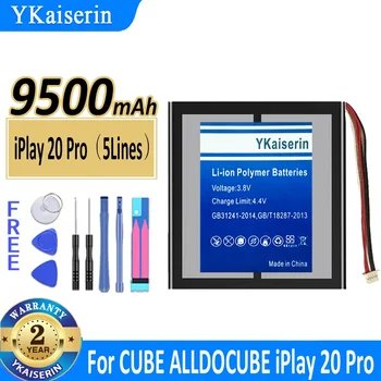 9500mAh YKaiserin Zamenjava Baterije iPlay 20 Pro za KOCKA ALLDOCUBE iPlay 20Pro iPlay20 Pro/iPlay 20 iPlay20 Tablet Bateria