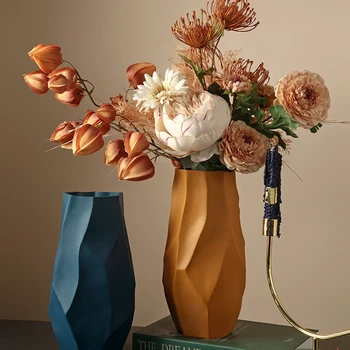 Nordijska Ustvarjalne Keramične Vaze, Dnevna Soba Cvetlični Aranžma Svetlobe Luksuzni Domov Okraski Okraski
