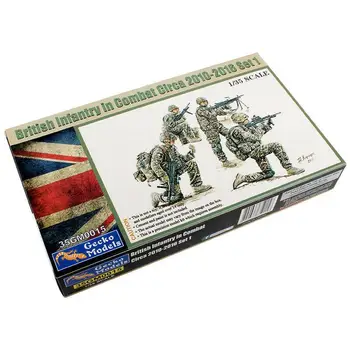 Gecko Modeli 35GM0015 1/35 Britanski Pehota v Boju Circa 2010-2016 Set 1