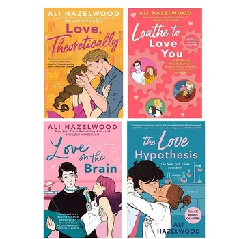 4Books/set Ljubezen na Možganih / Ljubezen Hipotezo / Ljubiti, da Ljubezen / Ljubezen, Teoretično Priljubljeni angleški ljubezenske Zgodbe Roman