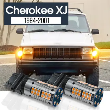2pcs LED Vključite Opozorilne Luči Lučka Blub Canbus Pribor Za Jeep Cherokee XJ 1984-2001 1993 1994 1995 1996 1997 1998 1999 2000
