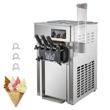 Komercialni Soft Sladoled Pralni Namizje Sladko Stožec Sladoled Maker 110V 220V Sladko Cone avtomat