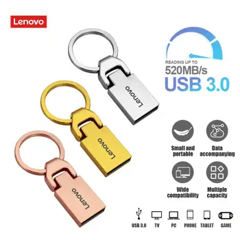 Lenovo USB 3.0 Fash Disk 2TB 1TB Visoke Hitrosti Pen Drive Флешка Bliskovni Pogon Nepremočljiva U Disk Memoria Cel USB ključ Za Prenosni RAČUNALNIK